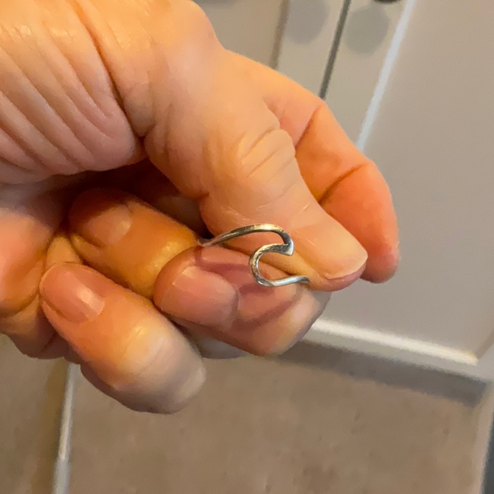 Sterling Wave Ring - image 3